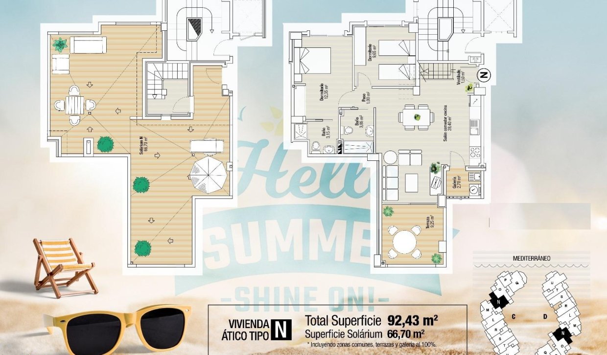 Obra nueva - Ático - La Manga del Mar Menor - La Manga