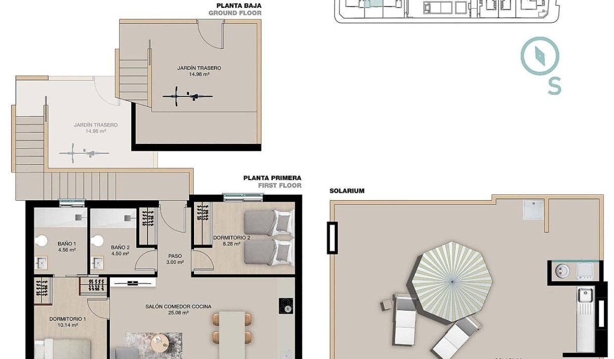 New Build - Top Floor Bungalow - Pilar de la Horadada - Torre De La Horadada