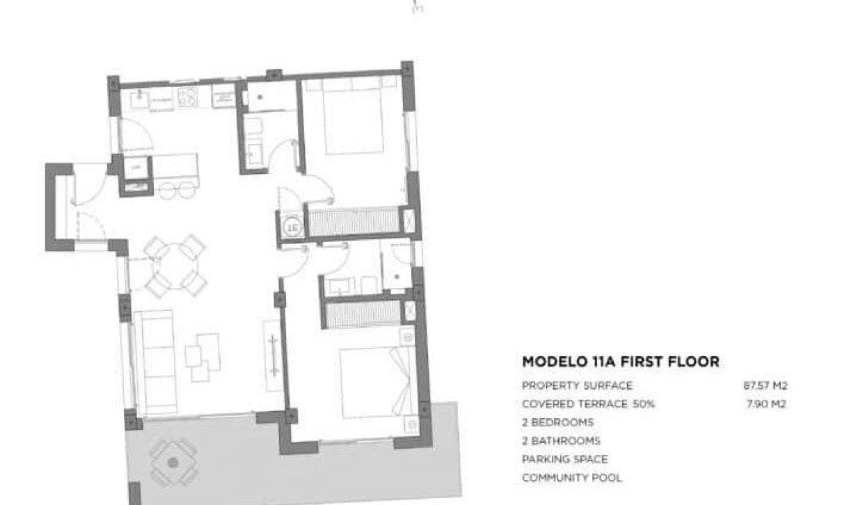 Obra nueva - Apartamento  - Los Alcázares - Parque Diana