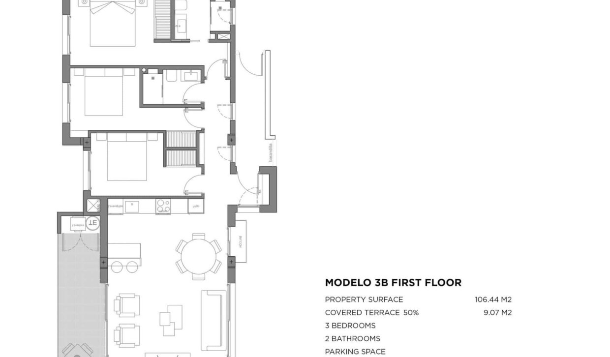 Nouvelle construction - Appartement - Los Alcázares - Parque Diana