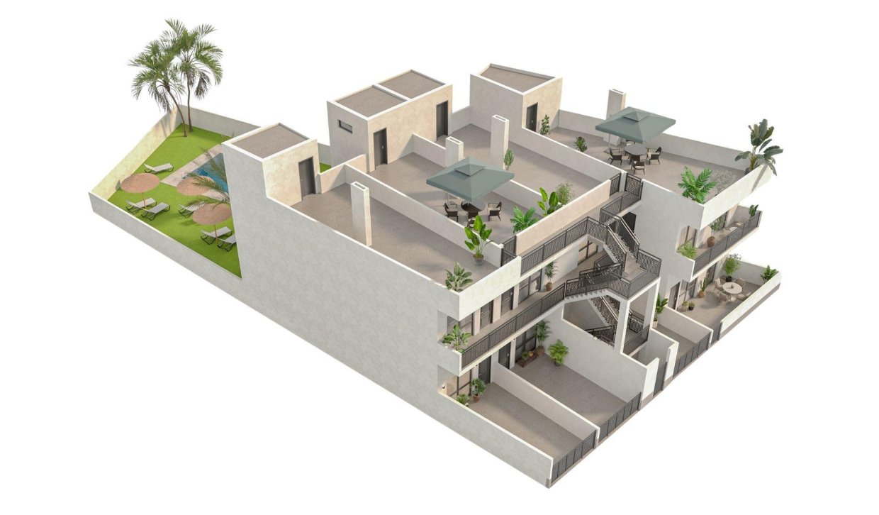 Nouvelle construction - Bungalow au dernier étage - Hondón de las Nieves - La Canalosa