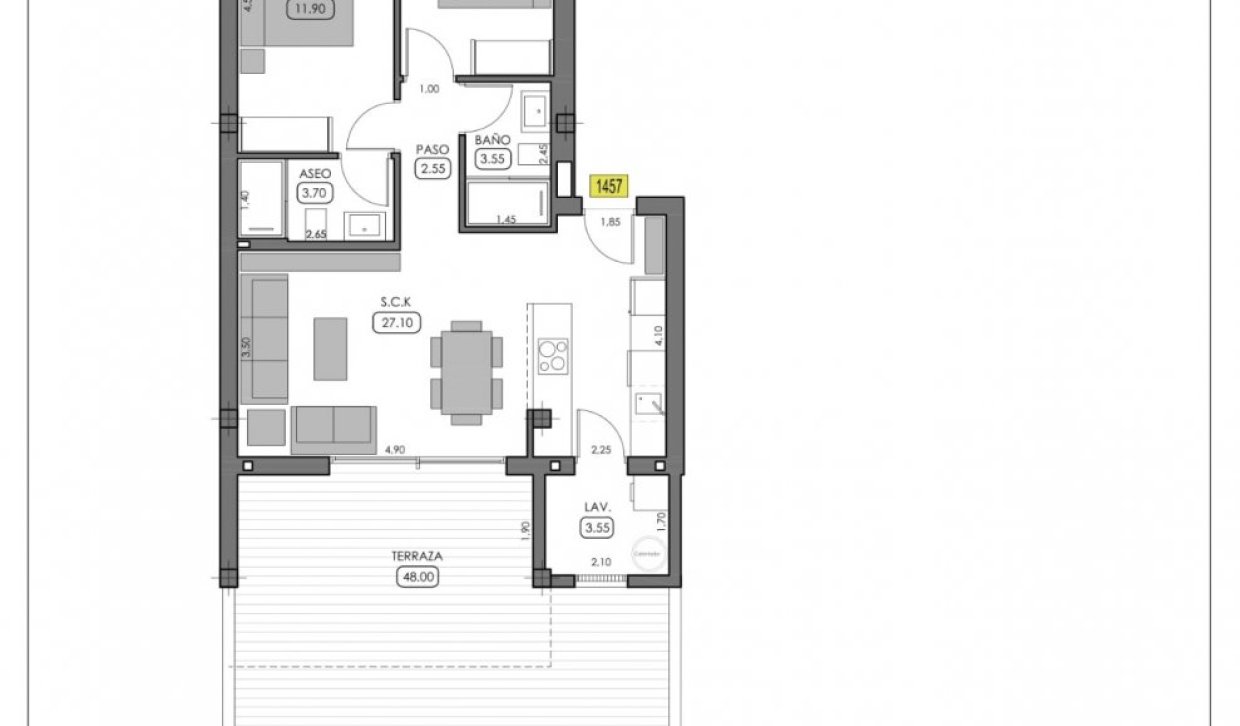 Obra nueva - Bungalow - Algorfa - La Finca Golf