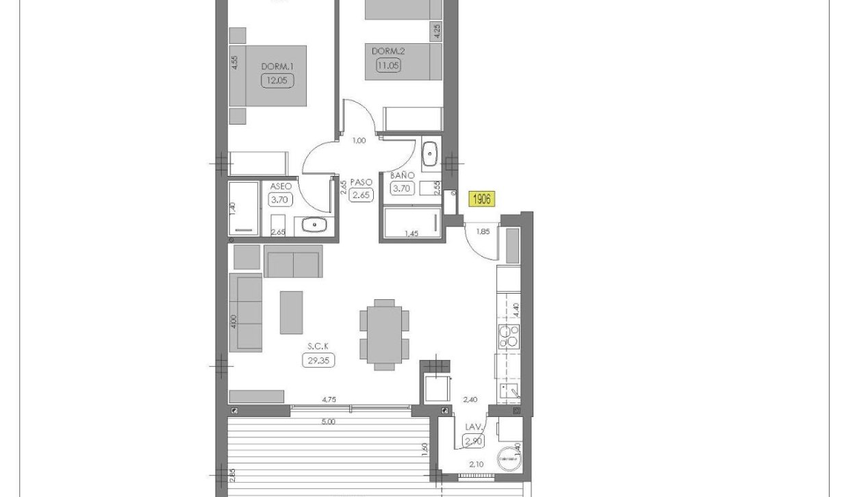 Obra nueva - Bungalow - Algorfa - La Finca Golf