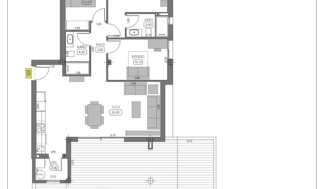 Obra nueva - Bungalow - Algorfa - La Finca Golf