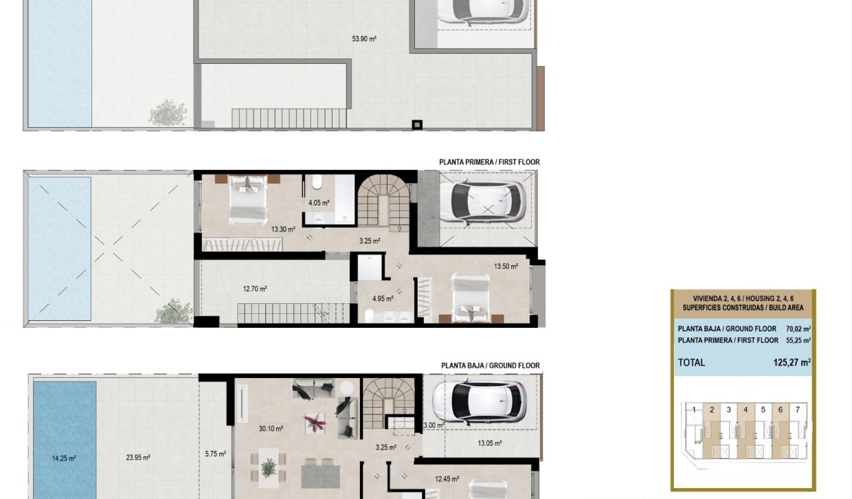 Obra nueva - Adosado - San Javier - pueblo