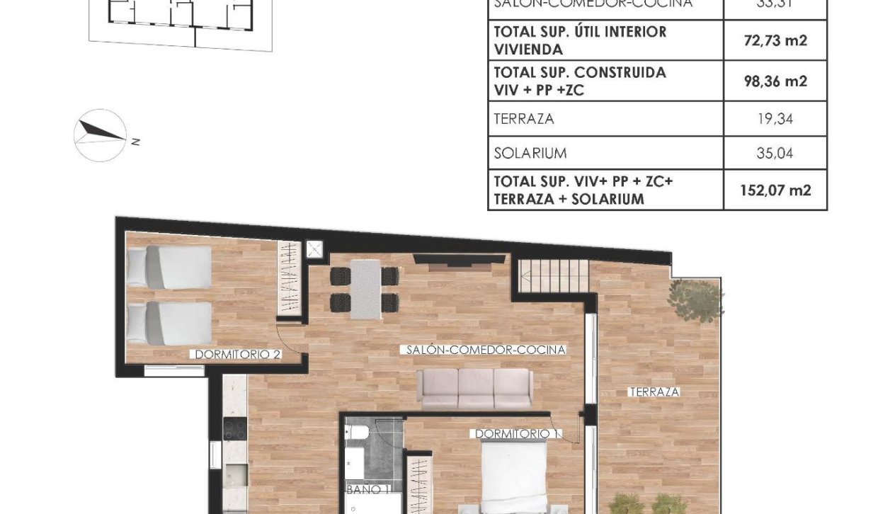 Nouvelle construction - Penthouse - Torrevieja - Parque de las Naciones