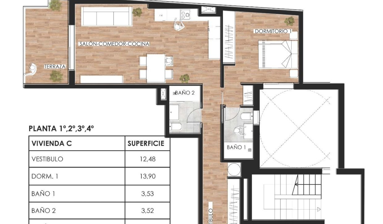 Nieuwbouw Woningen - Appartement  - Torrevieja - Parque de las Naciones