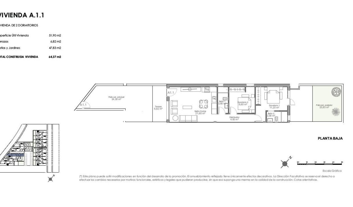 Obra nueva - Bungalow - Puerto de Mazarron - Playa Negra