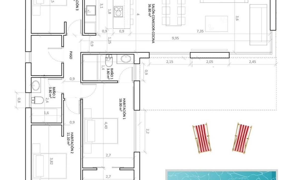 Nouvelle construction - Villa - Hondón de las Nieves - Urbaniz La Montañosa