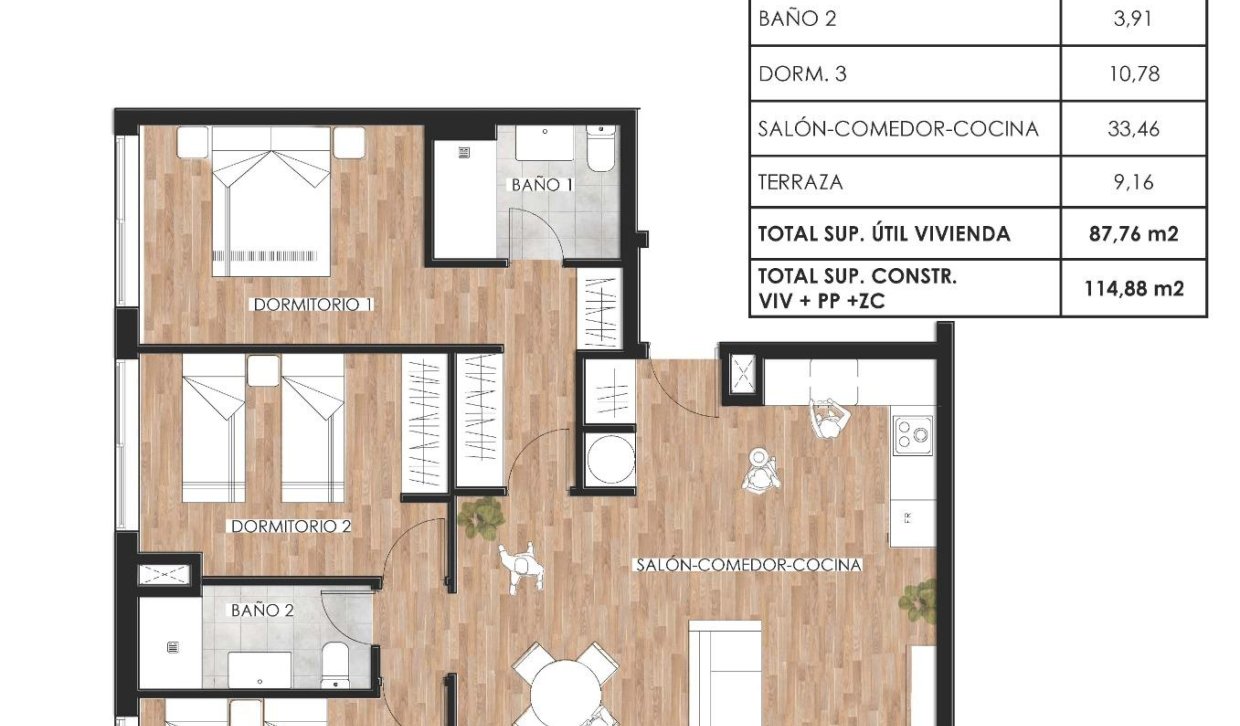 Obra nueva - Apartamento  - Torrevieja - Parque de las Naciones