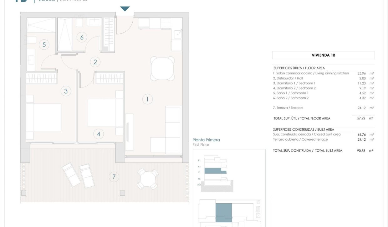 New Build - Apartment  - Benijofar - Pueblo