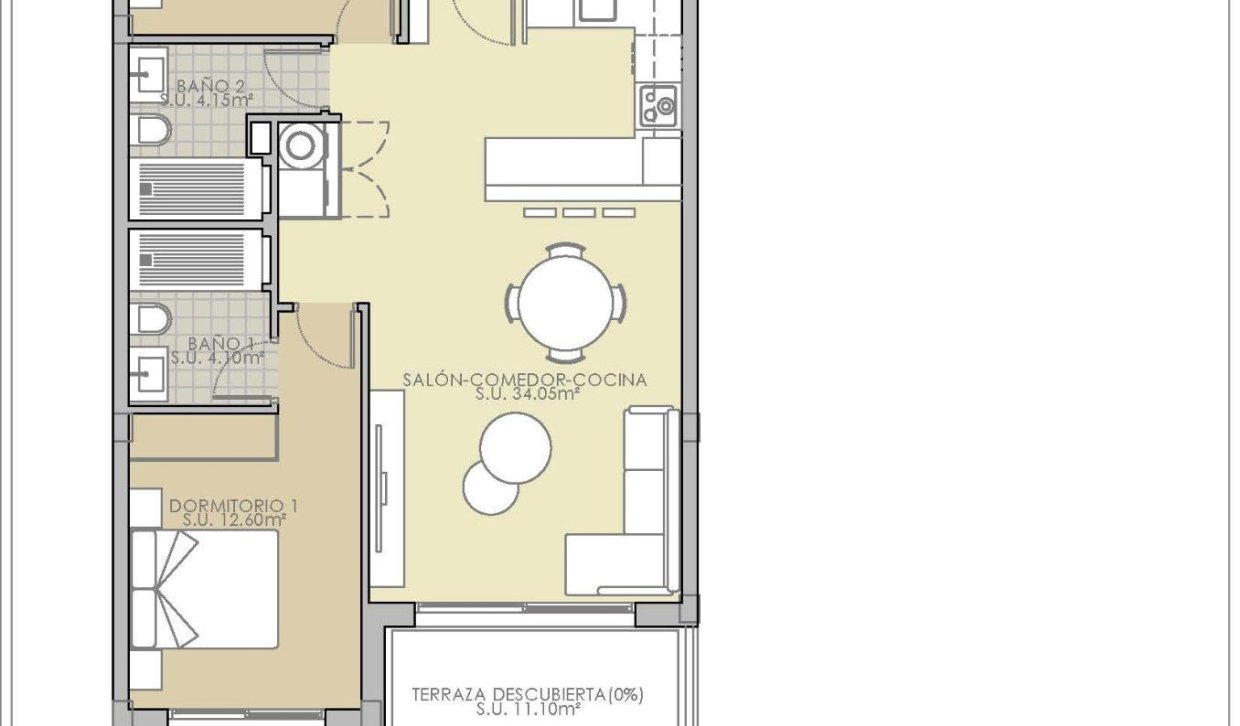 Nieuwbouw Woningen - Bungalow op de bovenste verdieping - Rojales - Pueblo