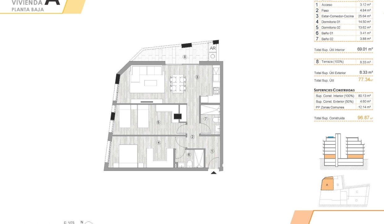 Obra nueva - Planta baja - Torrevieja - Centro