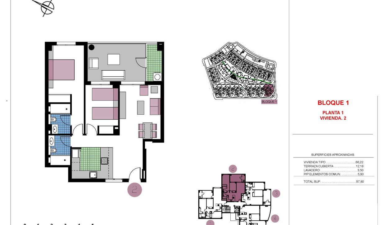 Obra nueva - Apartamento  - Pilar de la Horadada - Mil Palmeras