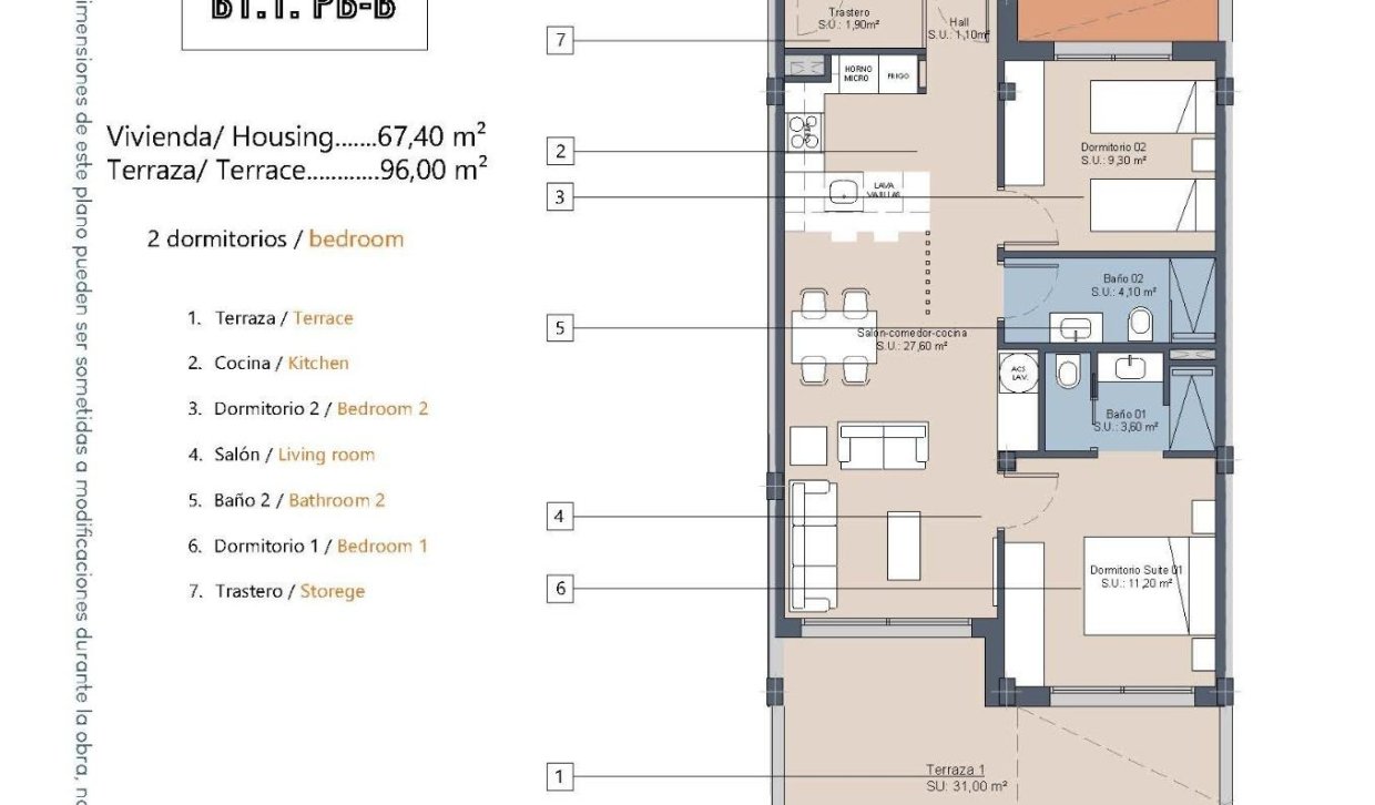 Obra nueva - Planta baja - Los Alcázares - Serena Golf