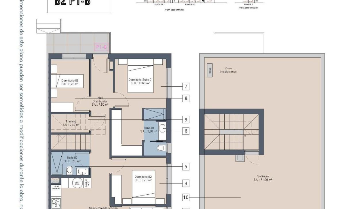 Nieuwbouw Woningen - Bungalow op de bovenste verdieping - Los Alcázares - La Serena Golf
