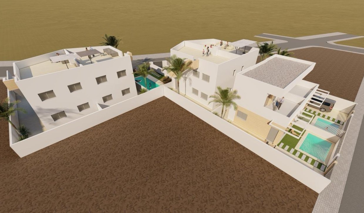 Nieuwbouw Woningen - Semidetached - Puerto de Mazarron - Mar De Plata