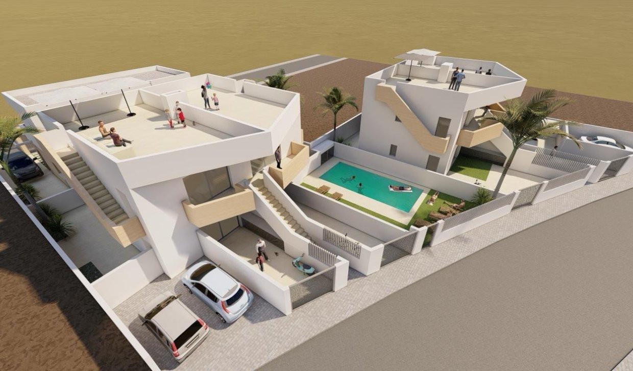 Nieuwbouw Woningen - Semidetached - Puerto de Mazarron - Mar De Plata