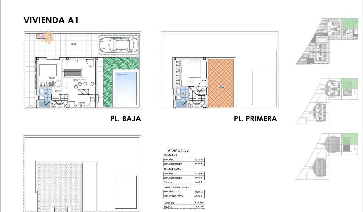 Nieuwbouw Woningen - Semidetached - Puerto de Mazarron - Mar De Plata