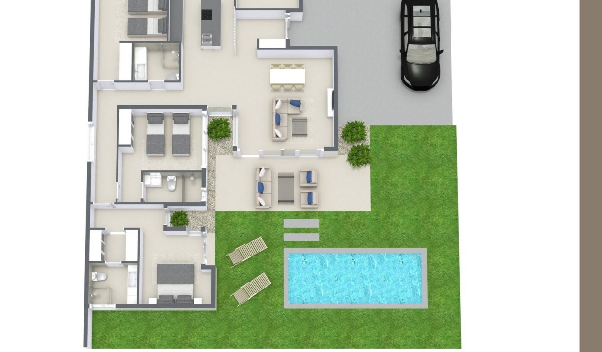 Nouvelle construction - Villa - Baños y Mendigo - Altaona Golf