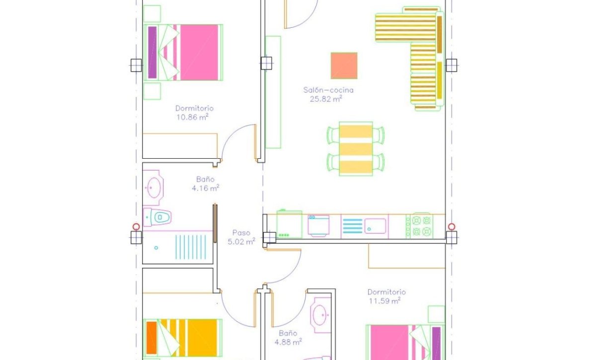 Obra nueva - Bungalow - San Javier - pueblo