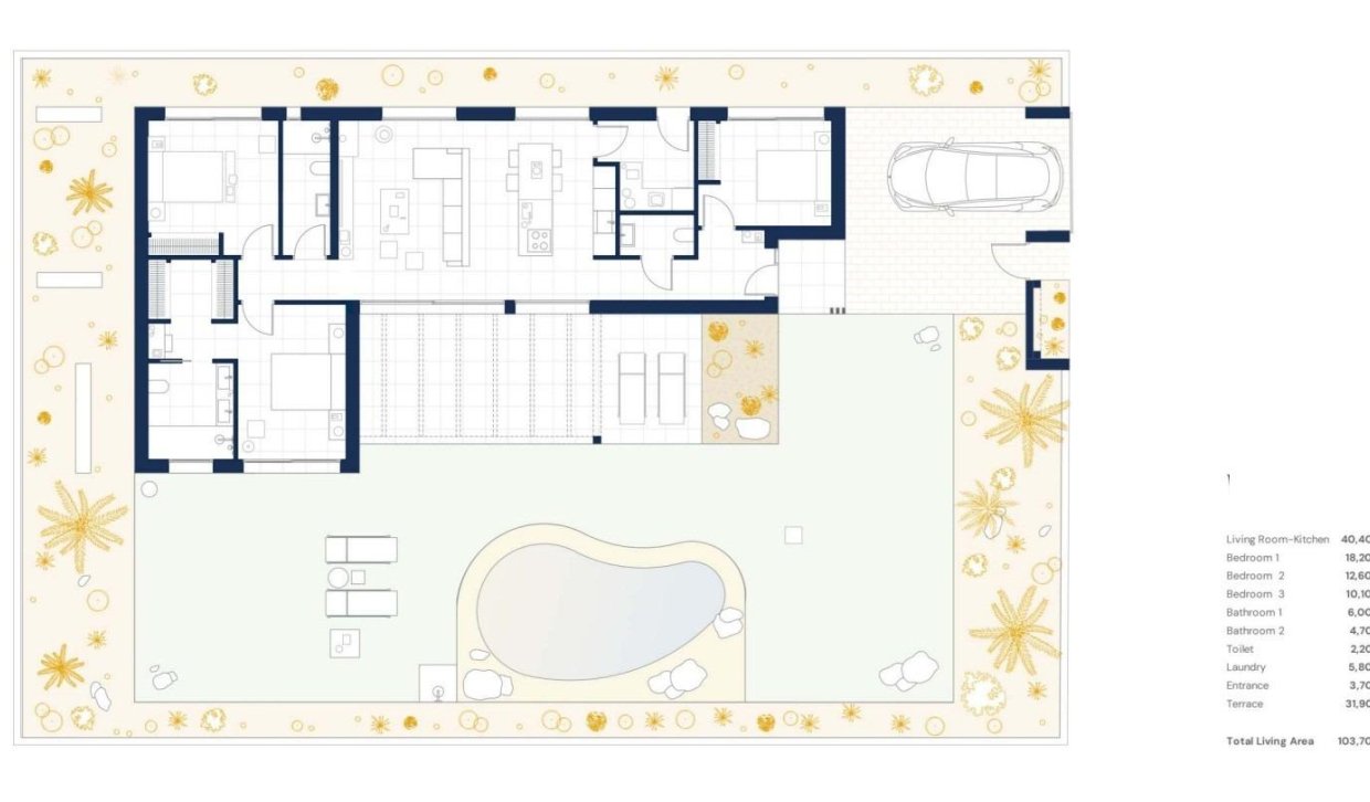 Obra nueva - Villa - Baños y Mendigo - Altaona Golf