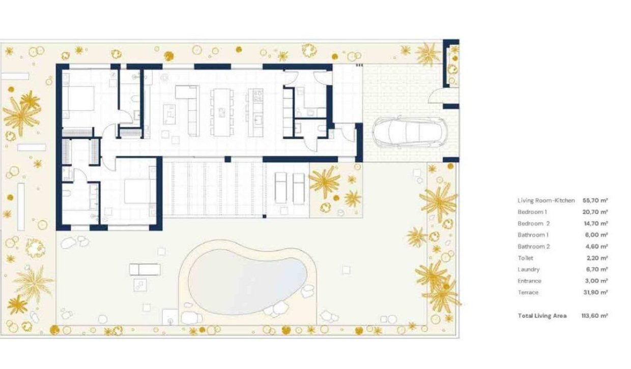 Obra nueva - Villa - Baños y Mendigo - Altaona Golf