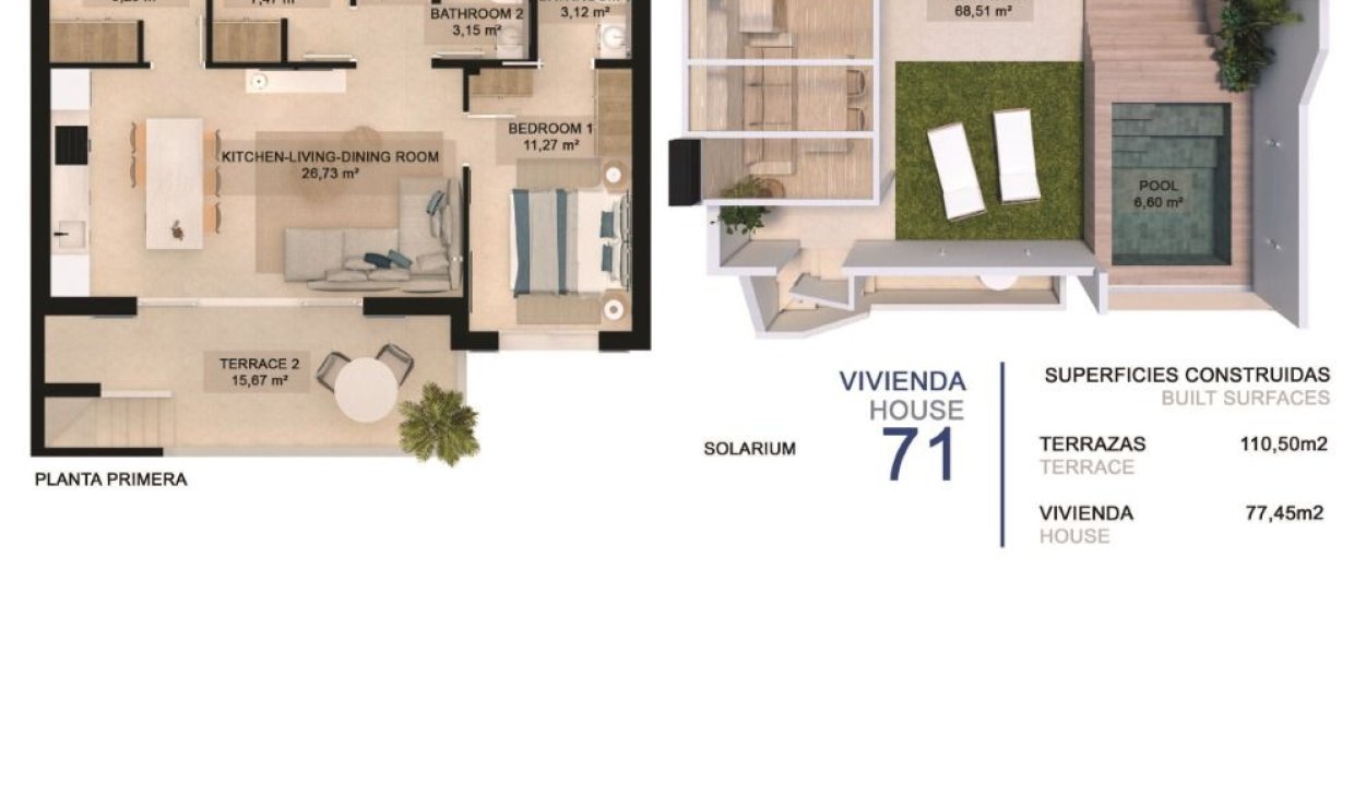 Obra nueva - Bungalow - Pilar de la Horadada - La Torre de la Horadada