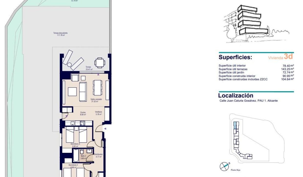 Obra nueva - Apartamento  - Alicante - PAU 1