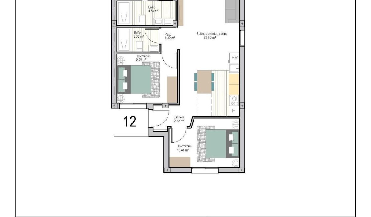 Nowy budynek - Mieszkanie w bloku - Torre Pacheco - San Cayetano