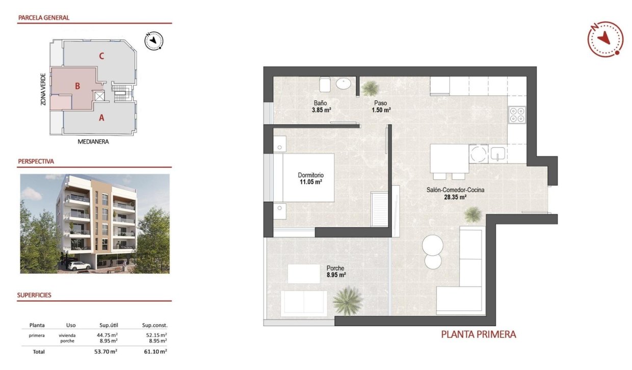 Obra nueva - Apartamento  - San Pedro del Pinatar - Lo Pagan