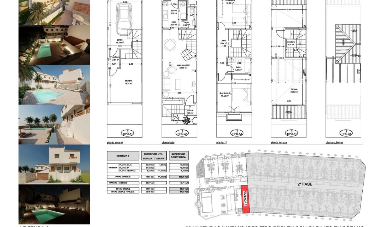Obra nueva - Adosado - La Union - centro
