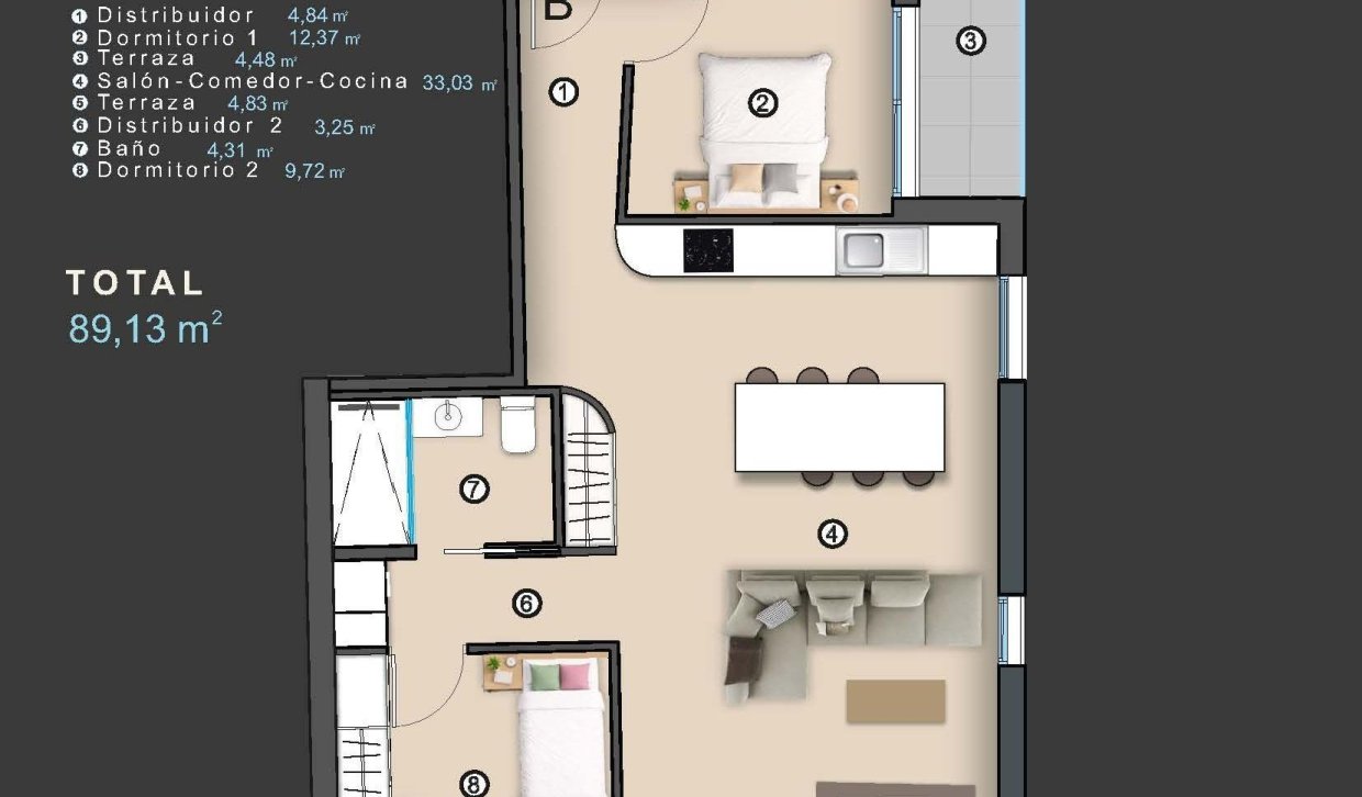 Obra nueva - Apartamento  - Torrevieja - Centro