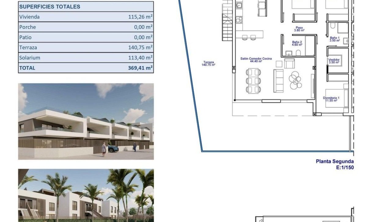Nieuwbouw Woningen - Penthouse - Pilar de la Horadada - pueblo