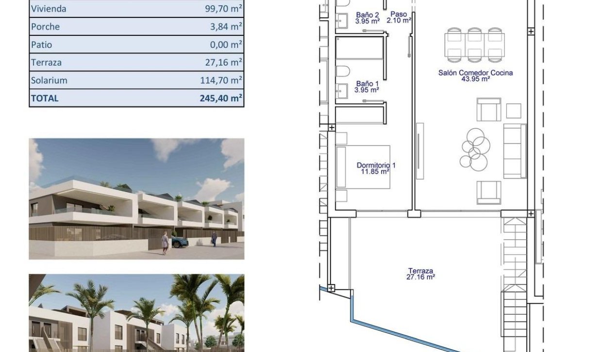 Obra nueva - Bungalow - Pilar de la Horadada - pueblo