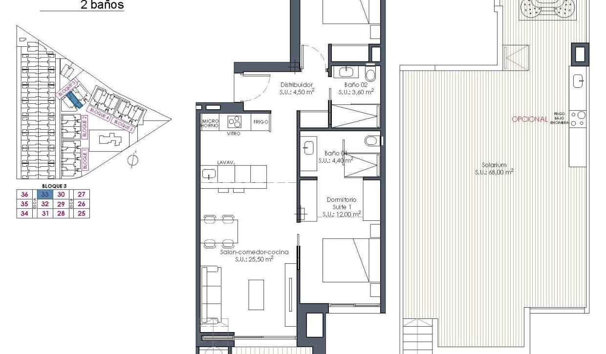 Nouvelle construction - Penthouse - Los Alcázares - Serena Golf