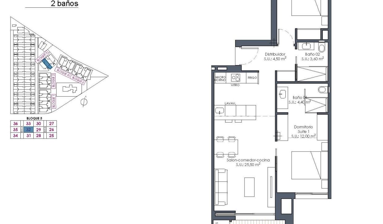Obra nueva - Apartamento  - Los Alcázares - Serena Golf