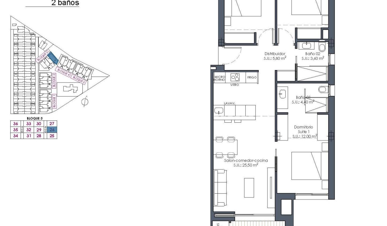 Nouvelle construction - Appartement - Los Alcázares - Serena Golf