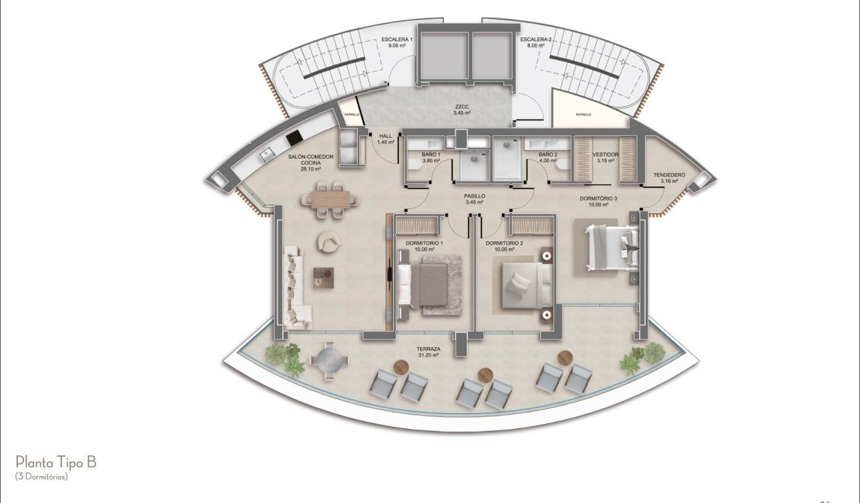 Obra nueva - Apartamento  - Calpe - Playa Cantal Roig