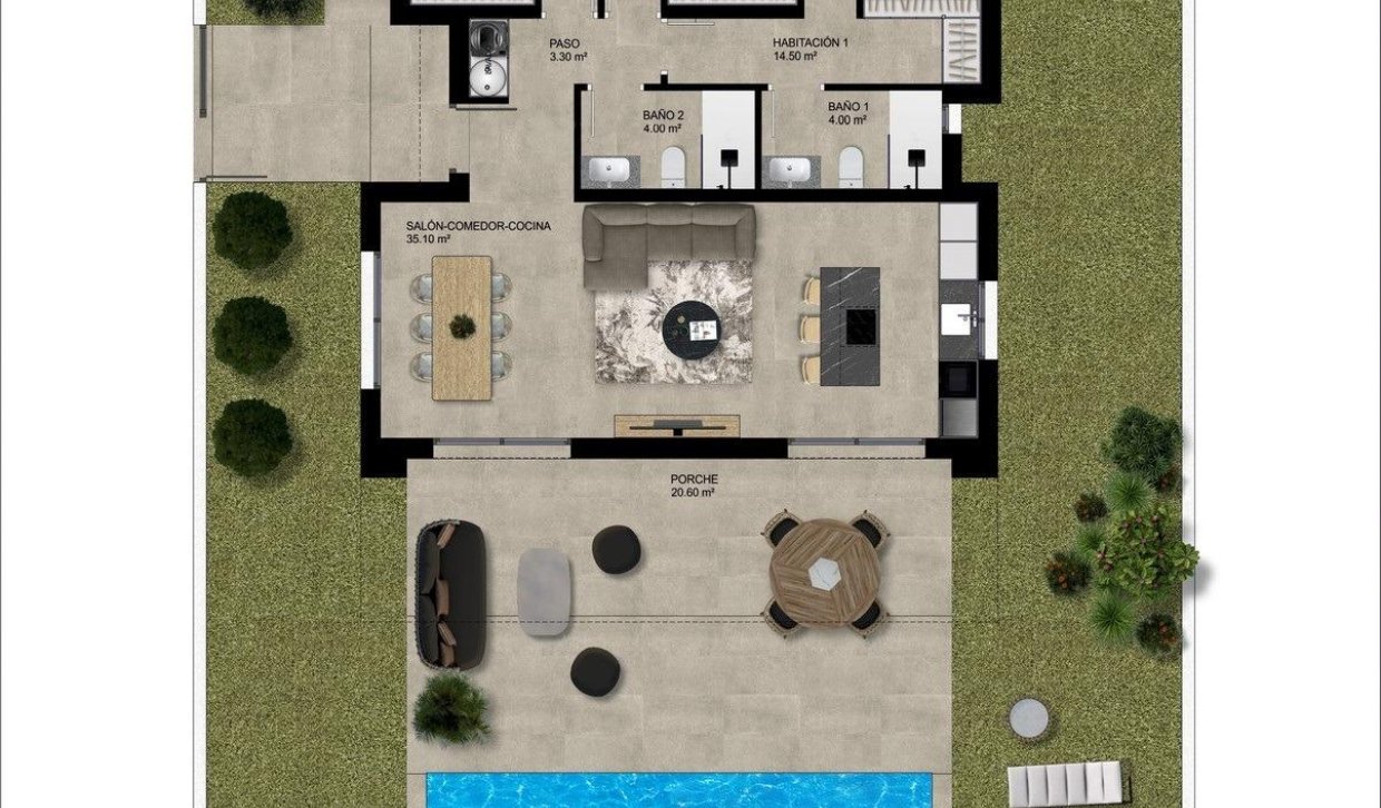 Obra nueva - Villa - Hondón de las Nieves - Urbaniz La Montañosa