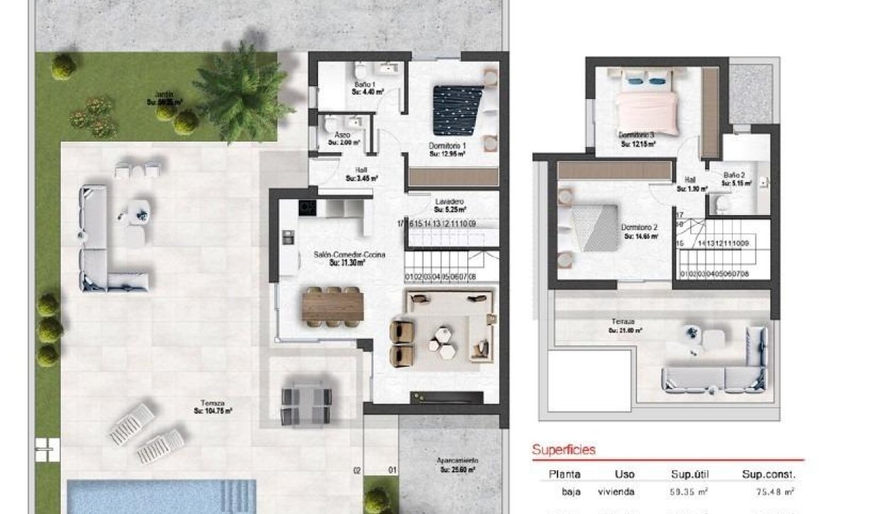 Obra nueva - Villa - Baños y Mendigo - Altaona Golf