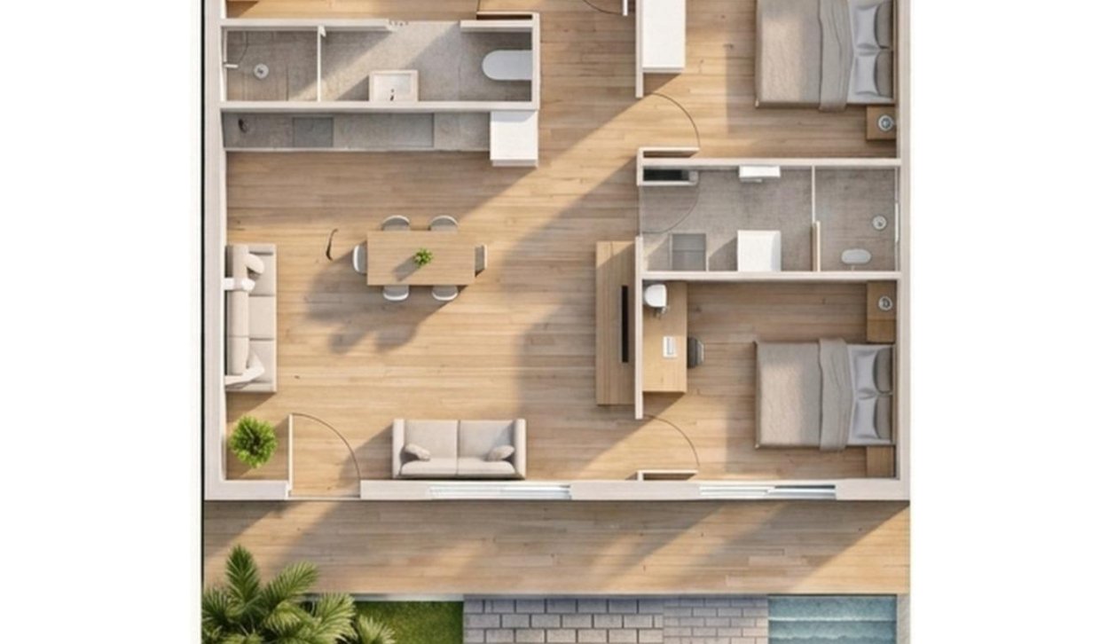 Nowy budynek - domek letniskowy - Pilar de la Horadada - parques de Andromeda