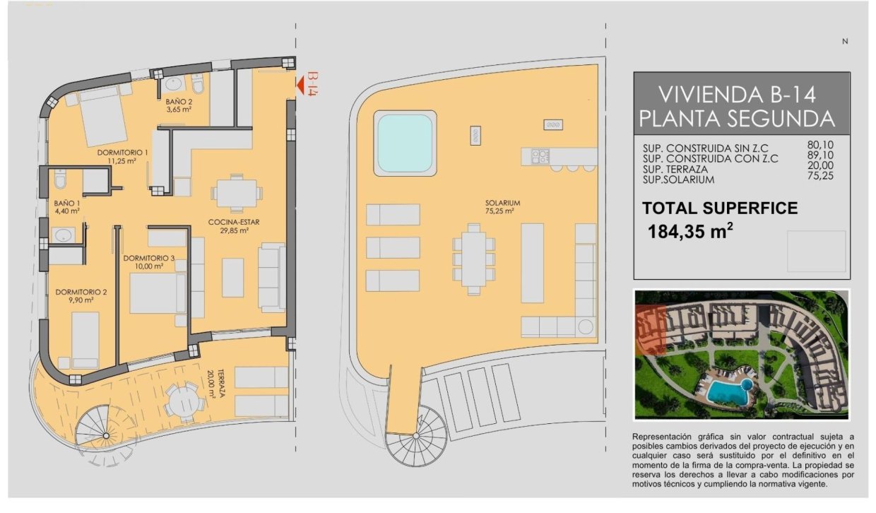 Obra nueva - Ático - Los Alcázares - Serena Golf