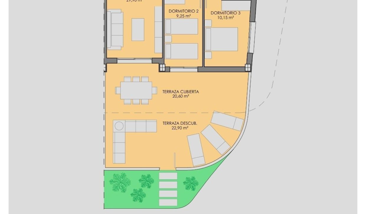 Obra nueva - Apartamento  - Los Alcázares - Serena Golf