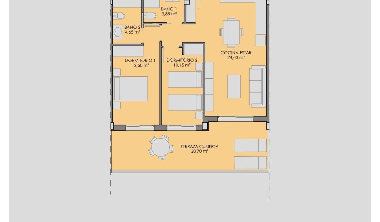 Obra nueva - Apartamento  - Los Alcázares - Serena Golf