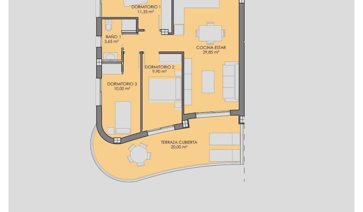 Obra nueva - Apartamento  - Los Alcázares - Serena Golf