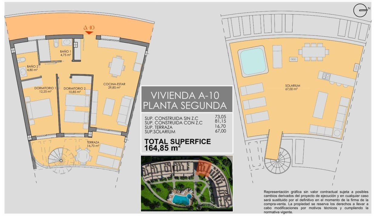 Obra nueva - Ático - Los Alcázares - Serena Golf