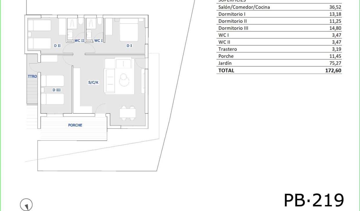 Obra nueva - Bungalow - San Miguel de Salinas - Pueblo