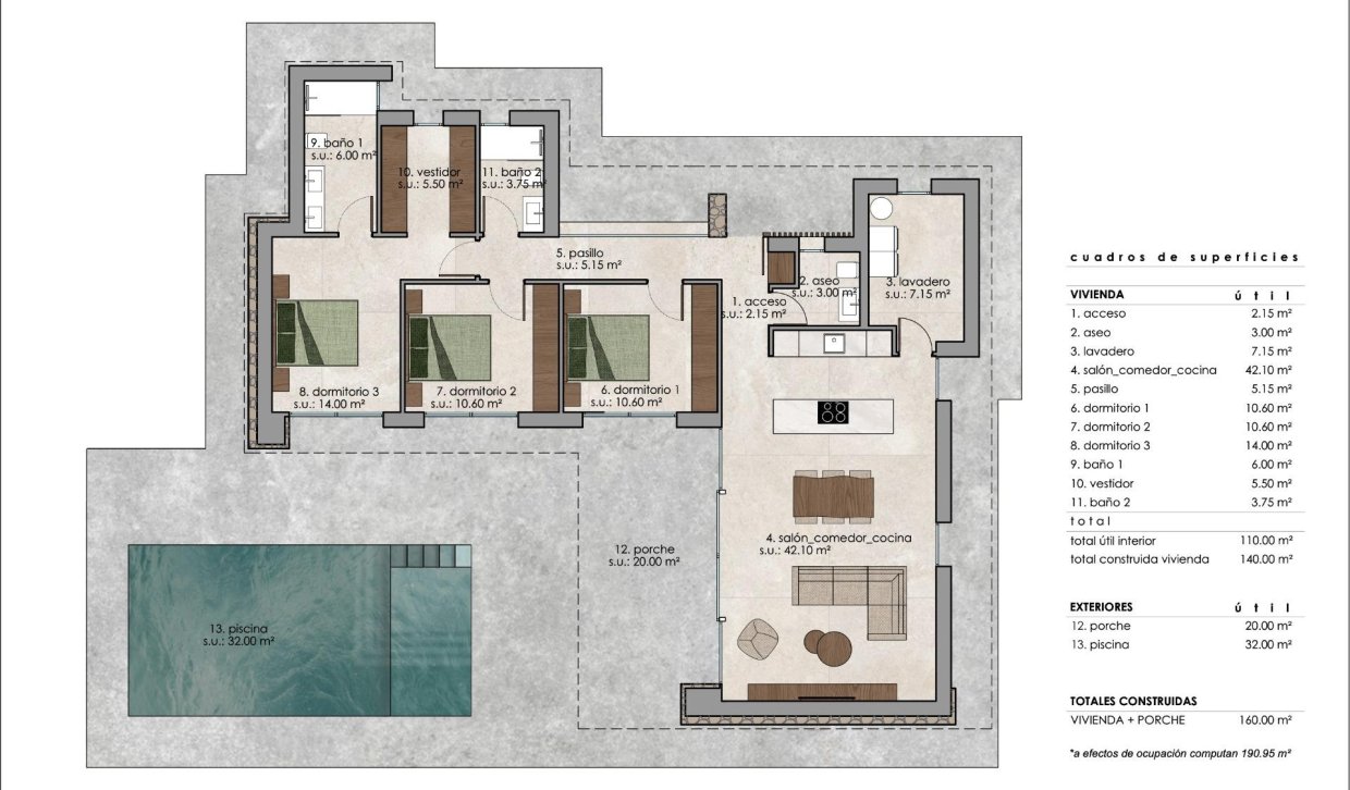 New Build - Villa - Pinoso - Lel