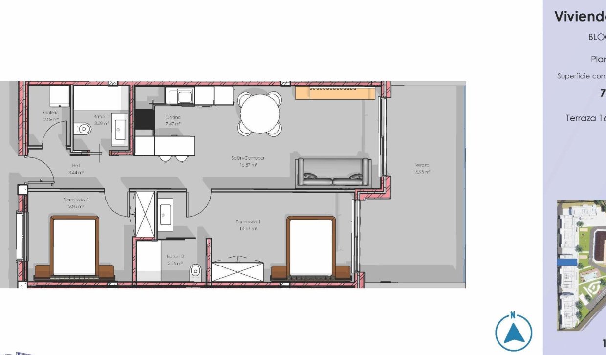 Obra nueva - Apartamento  - Guardamar del Segura - EL RASO